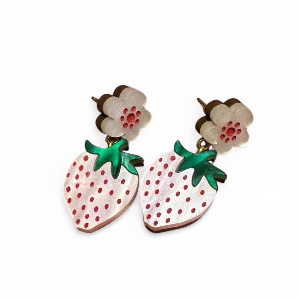 Phoebe Wahl Strawberry Stud Earrings